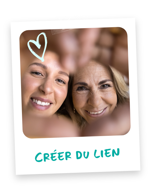 Polaroid créer du lien